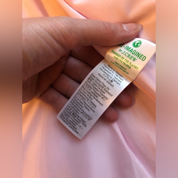 J. Crew Women’s M Pink/Purple Floral Full-Zip Puffer Vest w/Pockets - EUC! - Picture 10 of 12